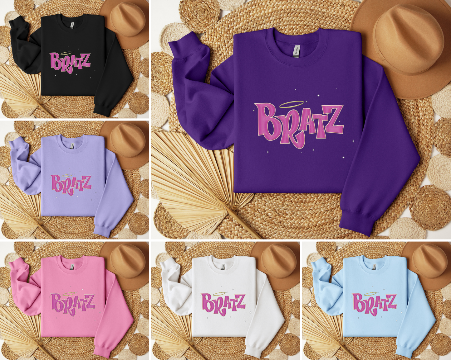 Y2K Fashion Doll BRATZ Crew Neck