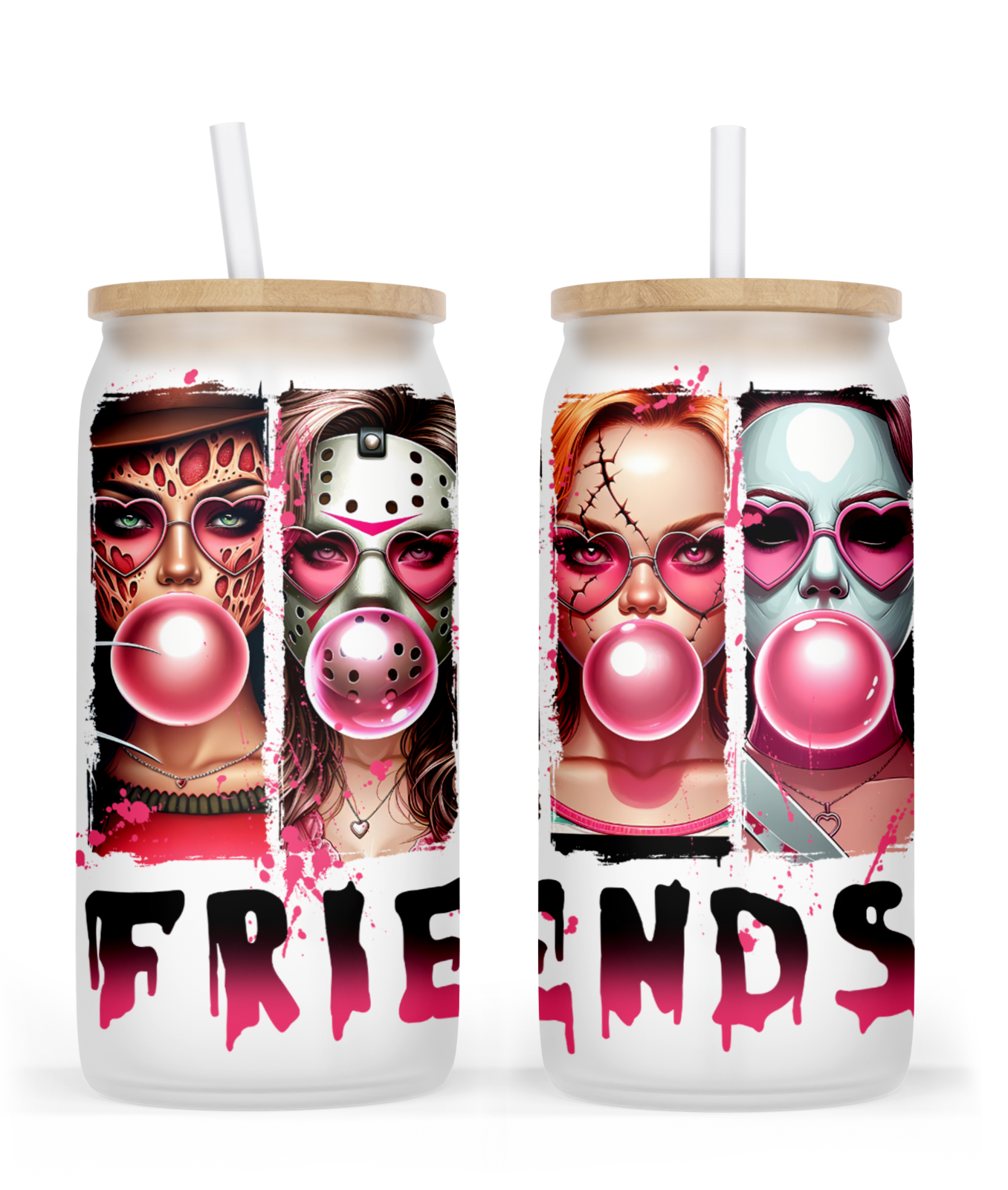 Glass Can Cup