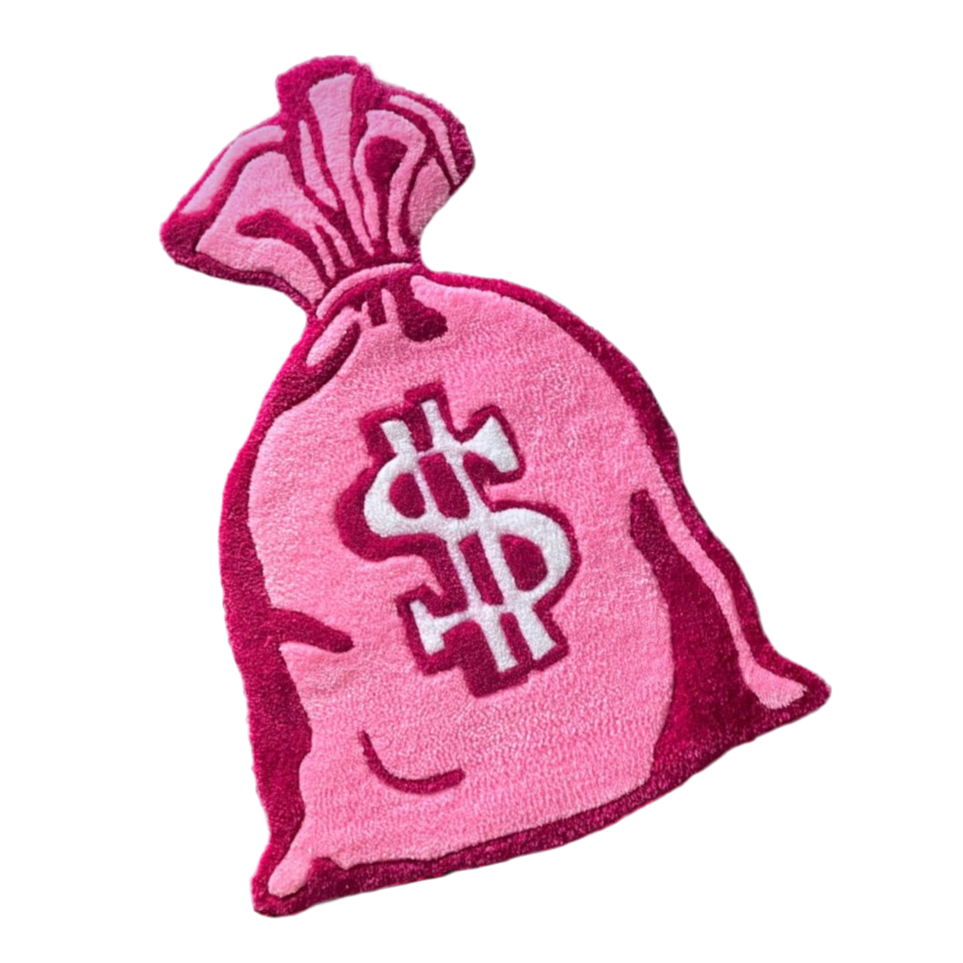 Pink Money Bag