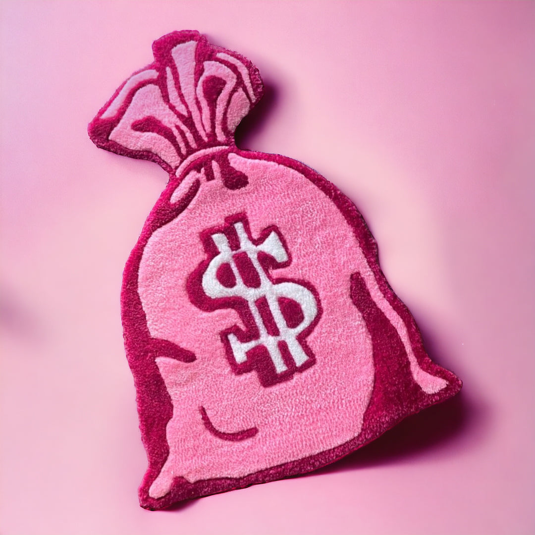 Pink Money Bag
