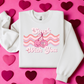 Stuck With You  Retro Valentine Crew Neck