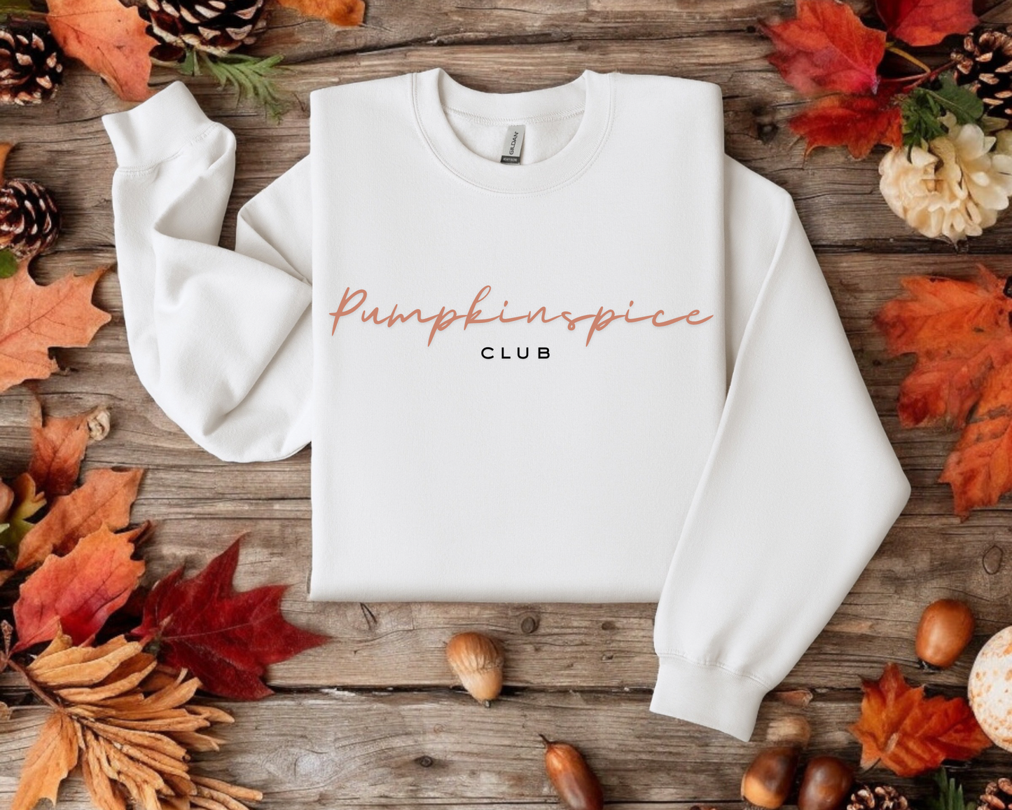 Pumpkin Spice Cozy Fall-Themed Sweater