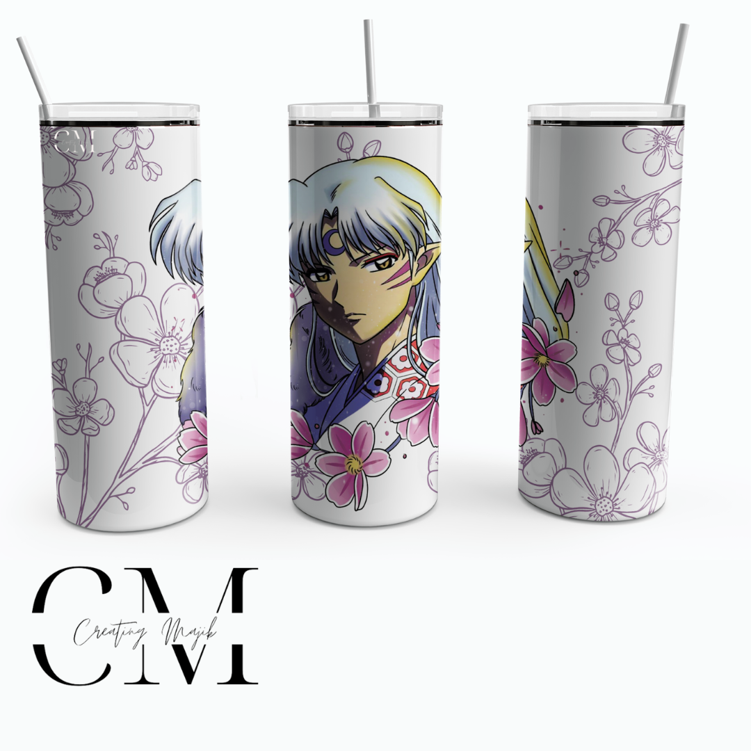 Anime Inspired Tumbler 20oz Dog Demon