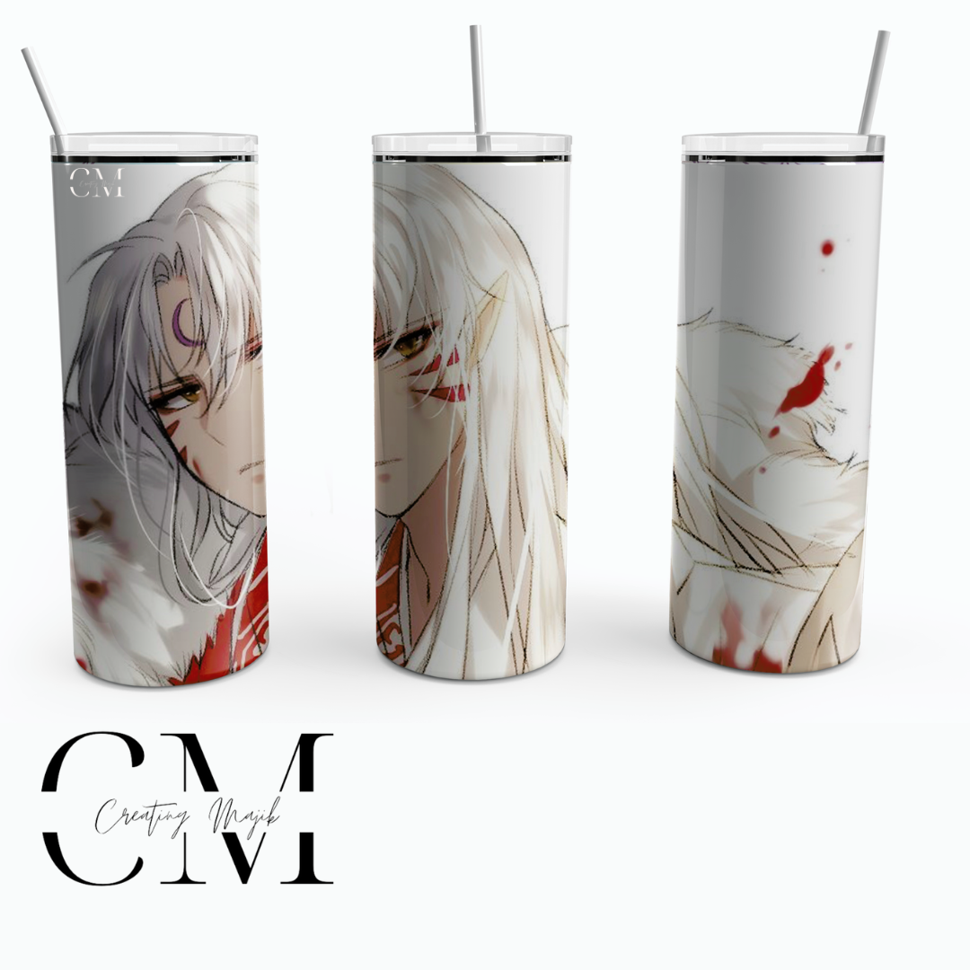 Anime Inspired Tumbler 20oz Dog Demon