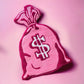 Pink Money Bag