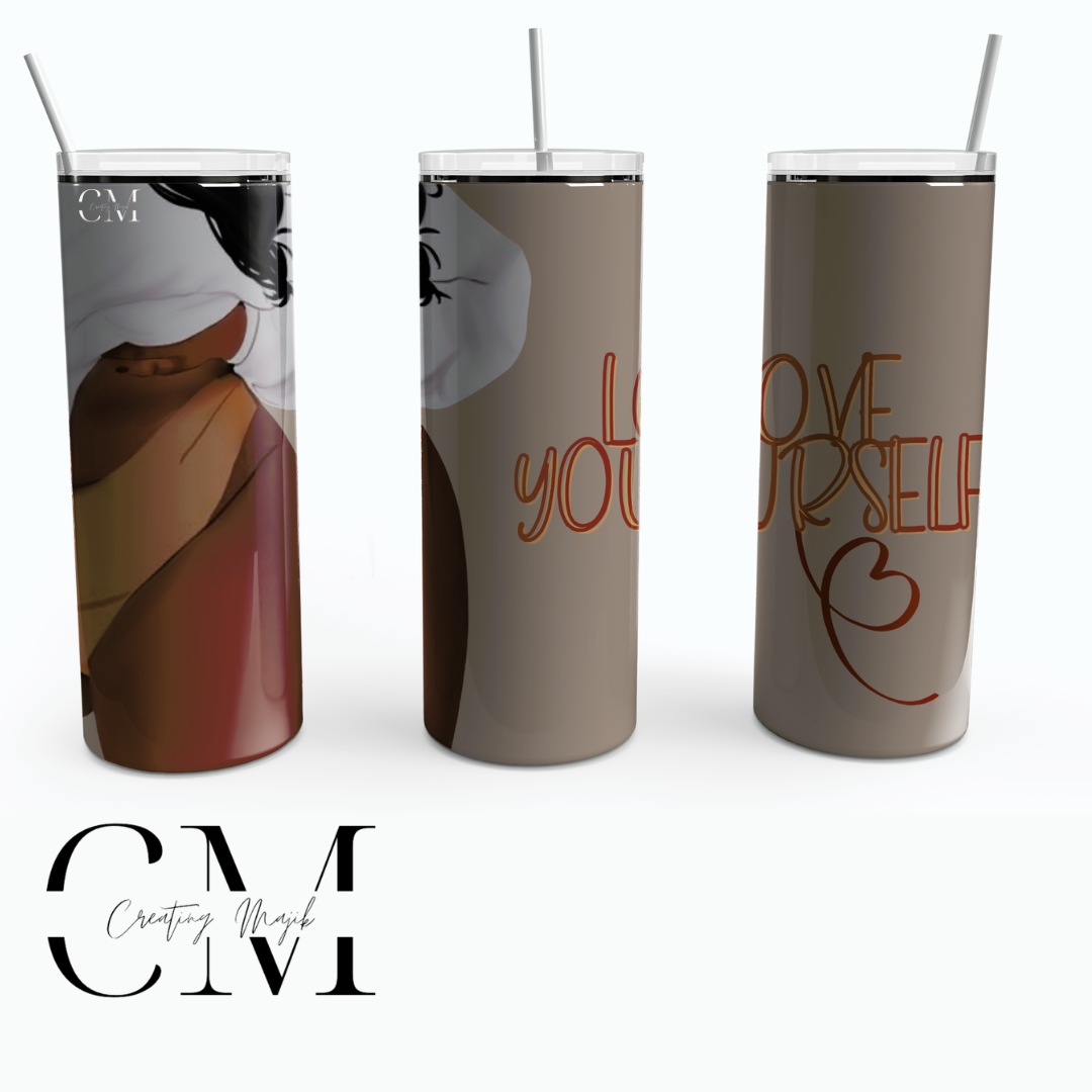 Self Love 20oz Skinny Tumbler