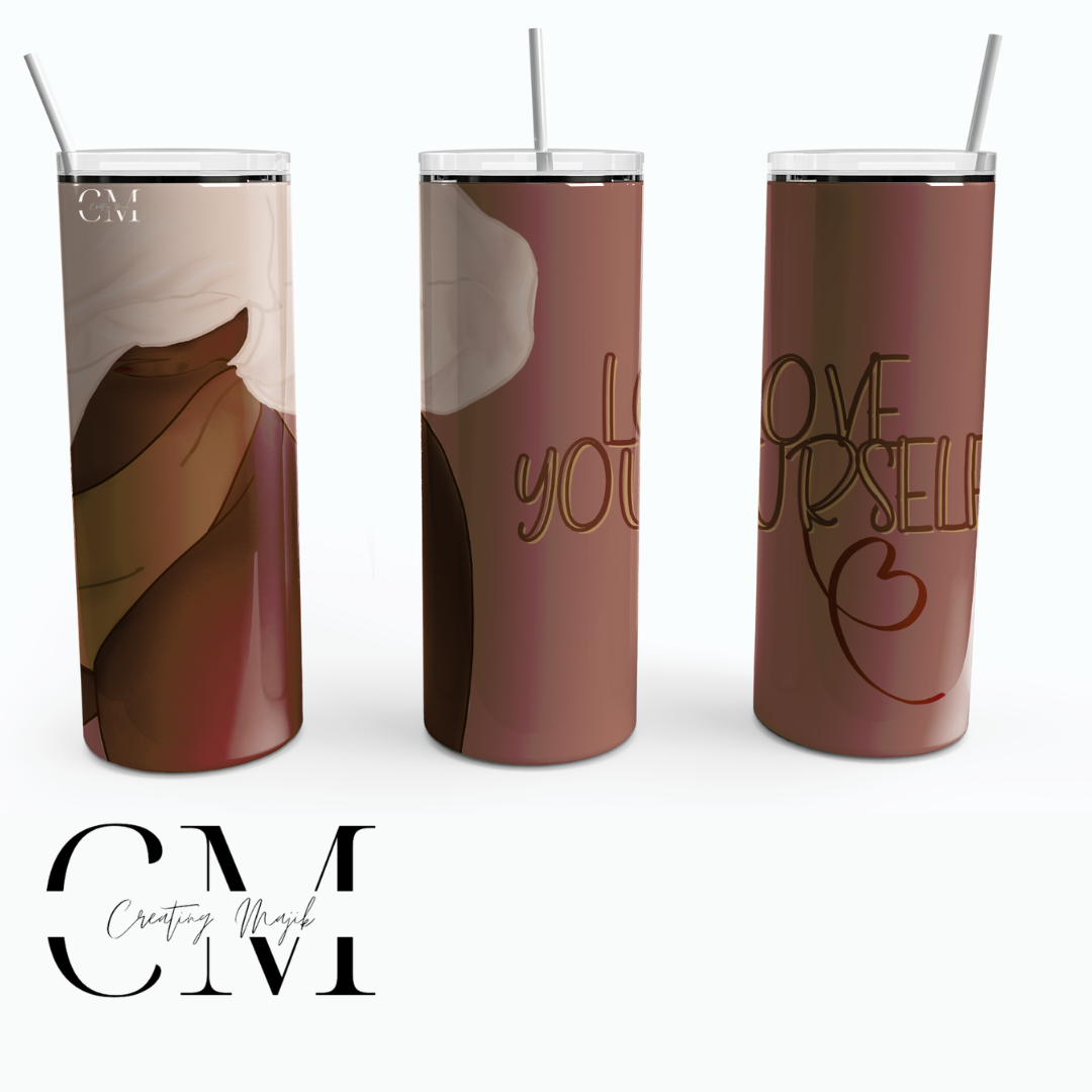 Self Love 20oz Skinny Tumbler