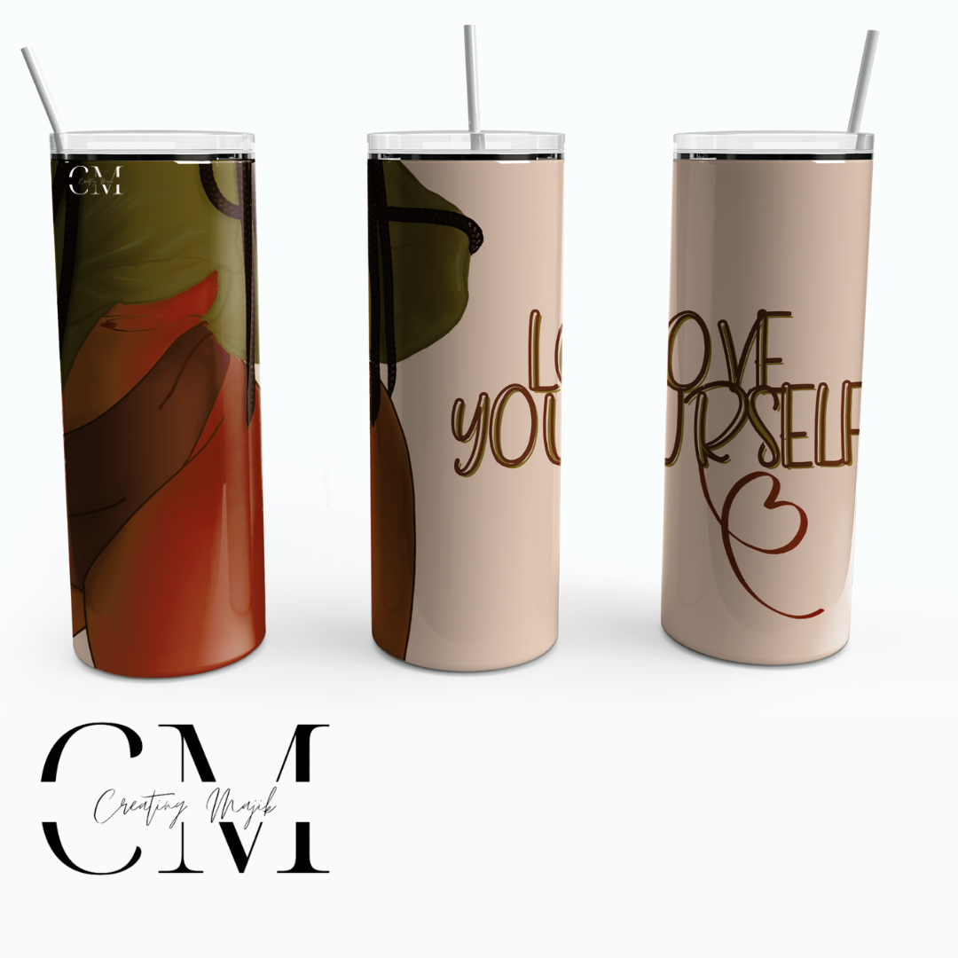 Self Love 20oz Skinny Tumbler