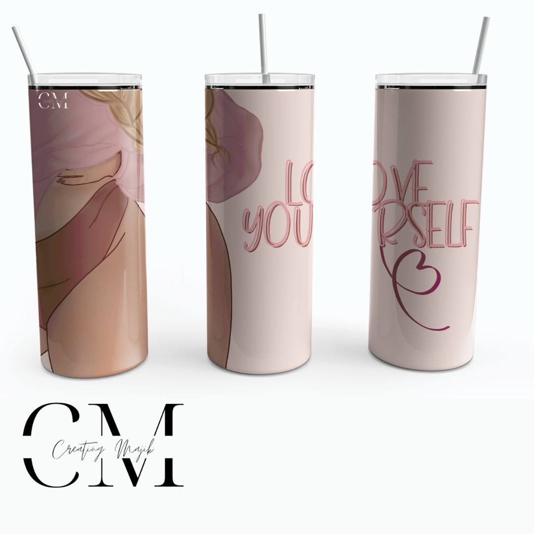 Self Love 20oz Skinny Tumbler