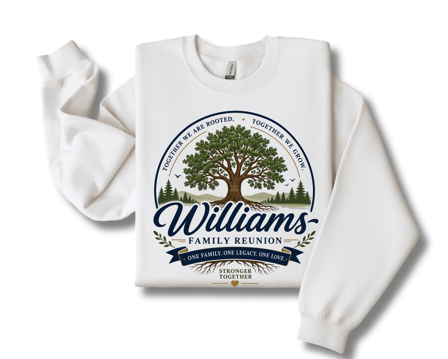 Adult Family Reunion Crewneck Sweater