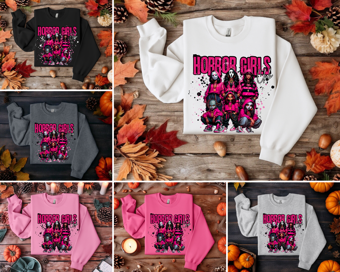 Horror Girls Club PINK Crew