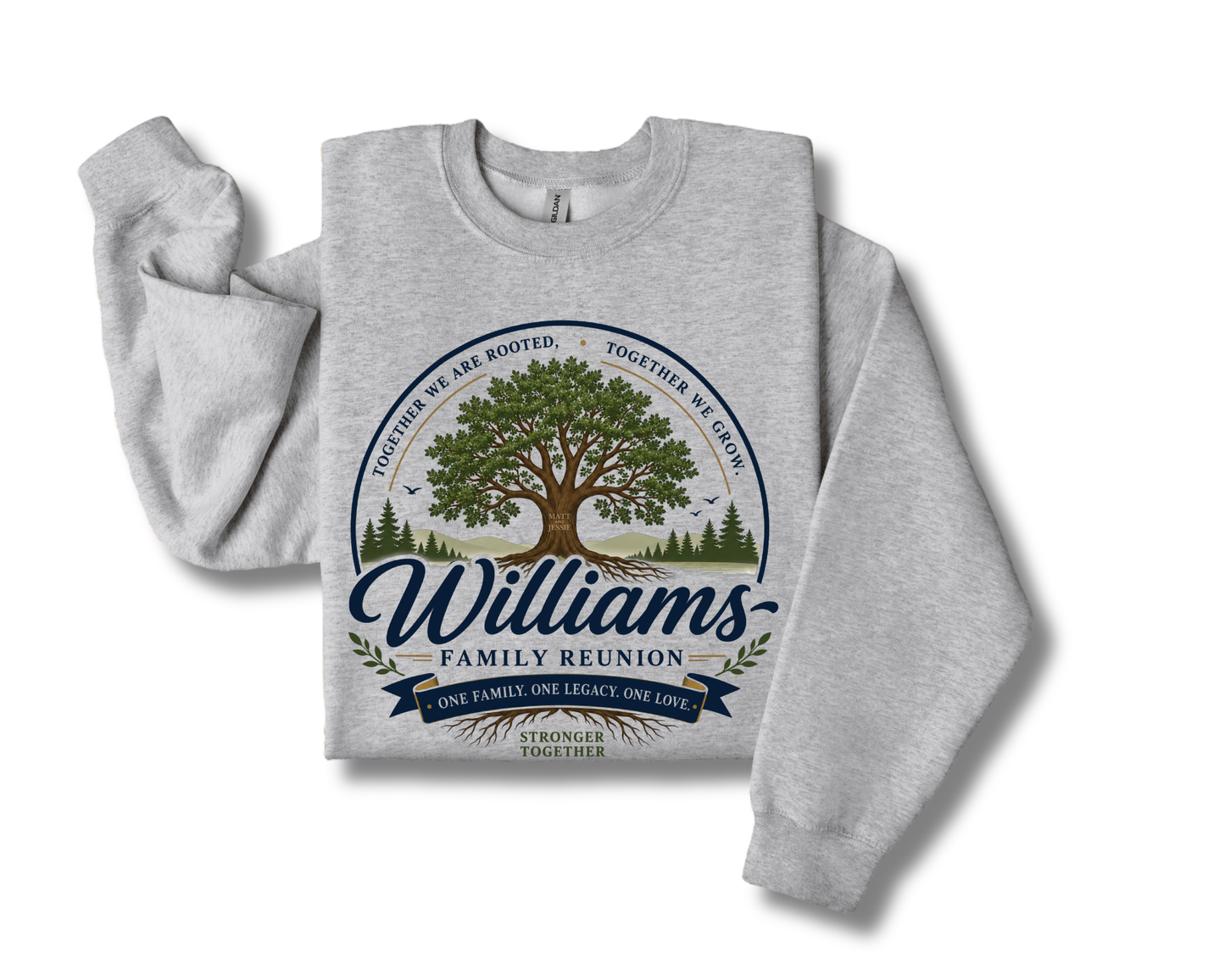 Adult Family Reunion Crew Neck Sweater