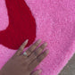Swoosh Heart Rug