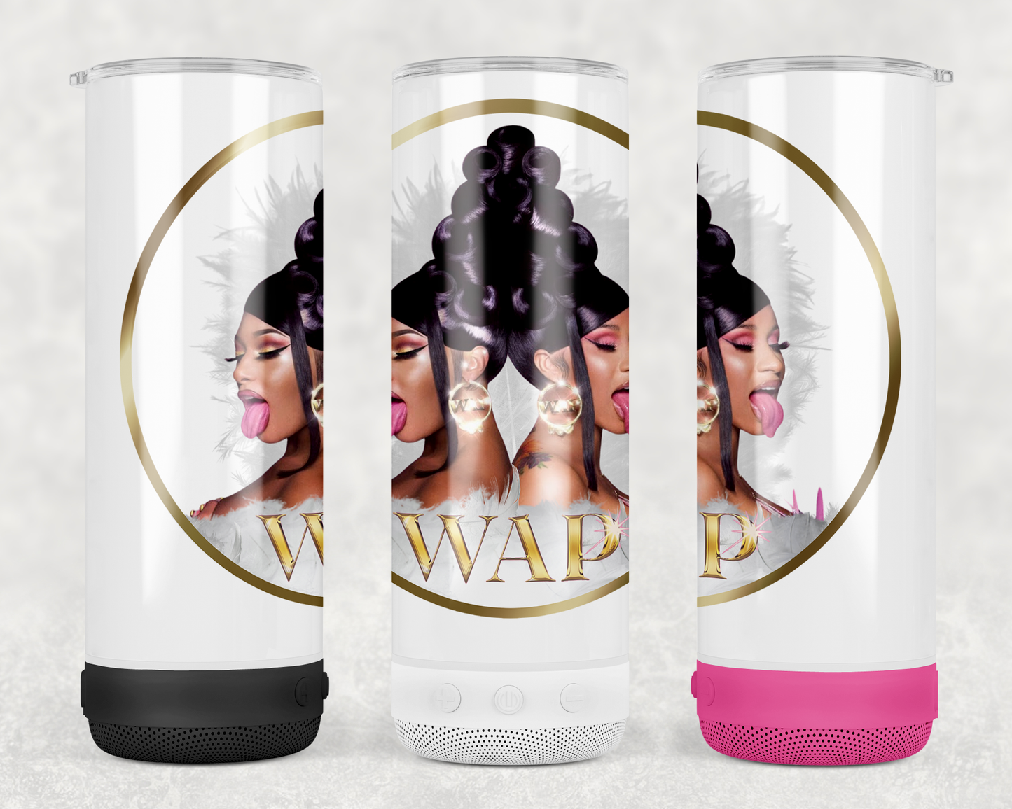 Cardi B inspired Speaker Tumbler